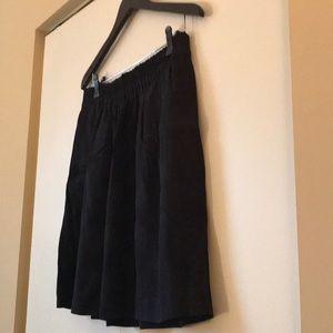 LOFT navy blue pullon skirt